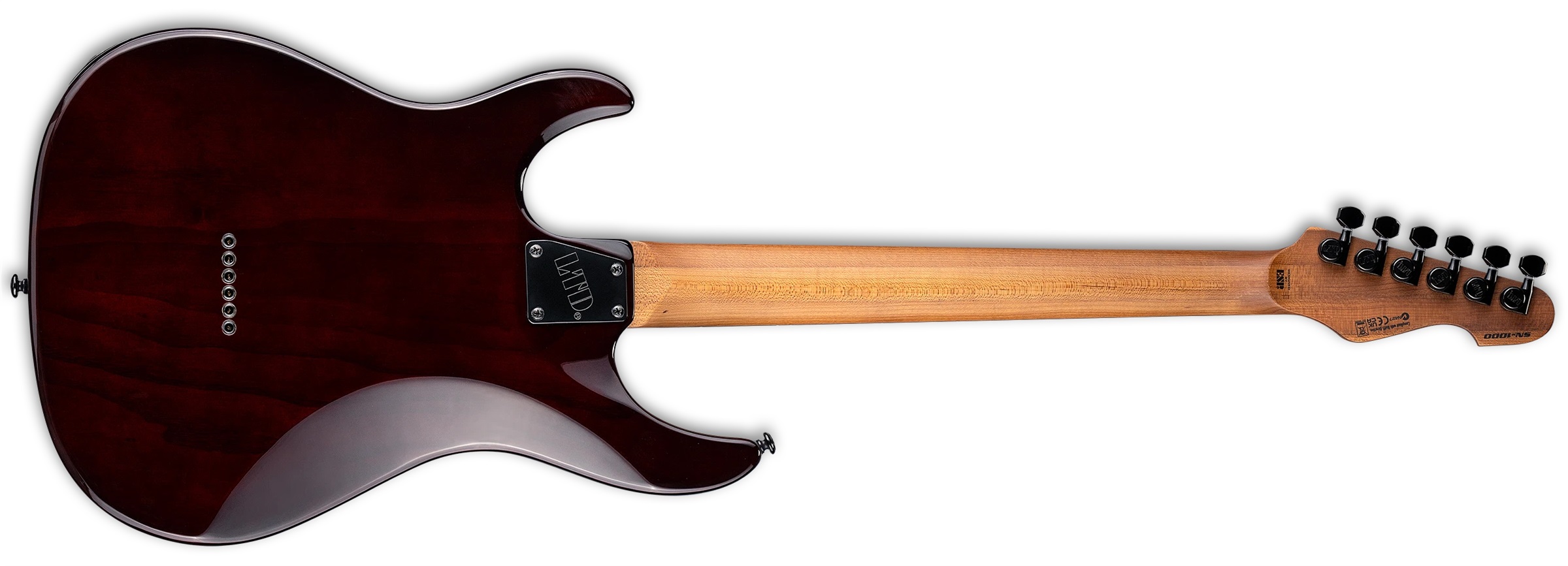 ESP LTD SN-1000HT QM Dark Brown Sunburst