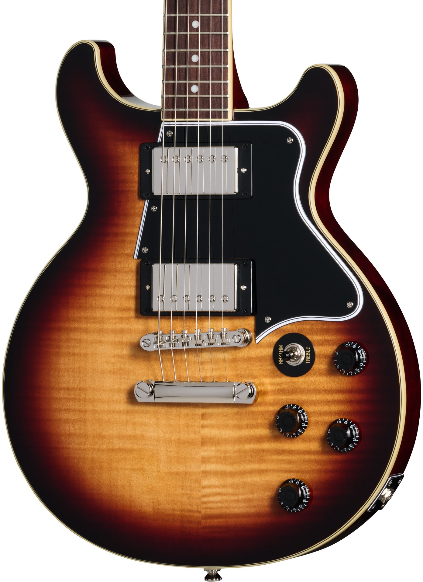 Epiphone Les Paul Special Double Cut Figured Bourbon Burst