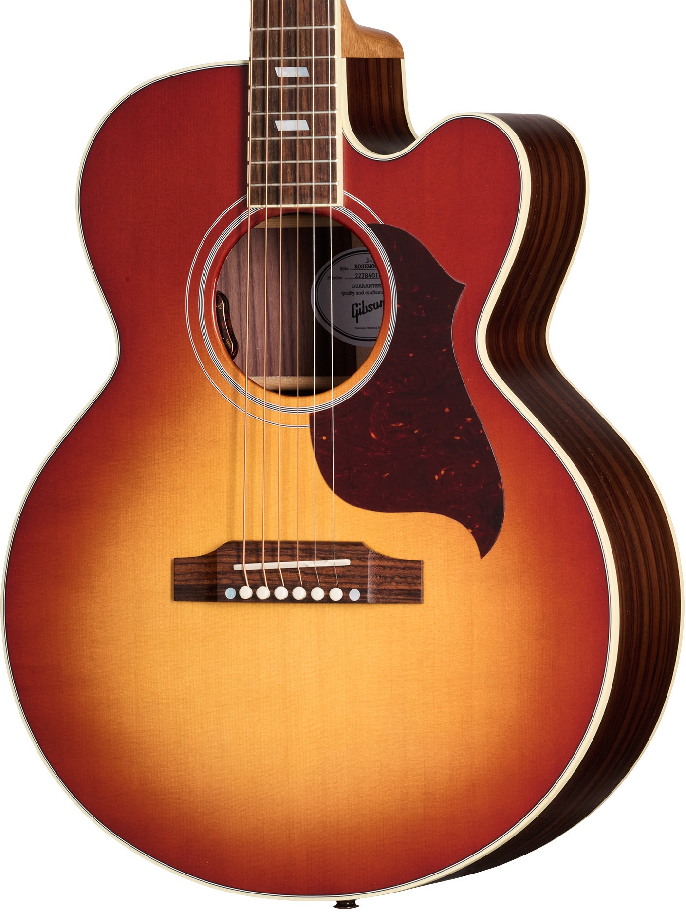 Gibson Parlor Rosewood EC Rosewood Burst