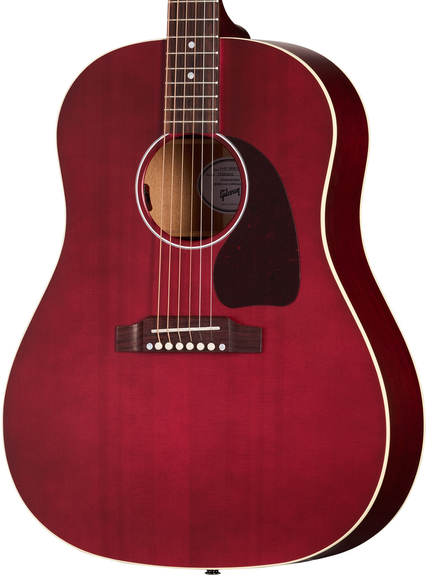 Gibson J-45 Special Satin Wine Red