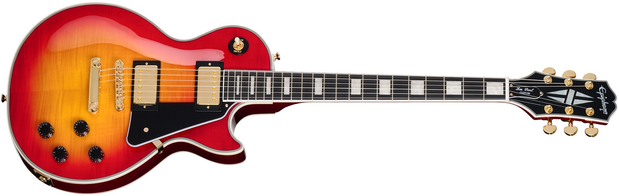 Epiphone Les Paul Custom Figured Heritage Cherry Sunburst