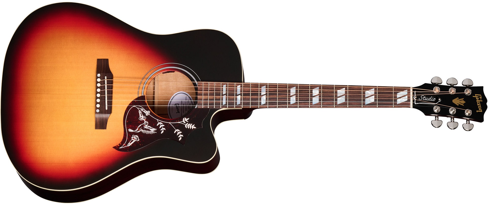 Gibson Hummingbird Studio EC Tri-Burst Satin