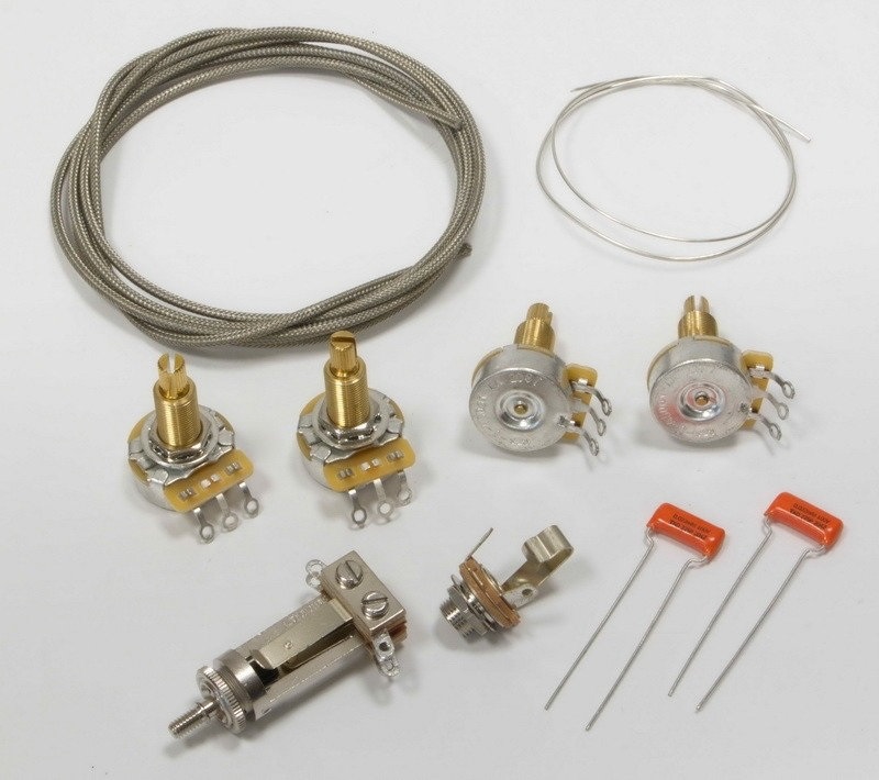 Tube Amp Doctor Wiring Kit for LP-Style Guitars, Longshaft