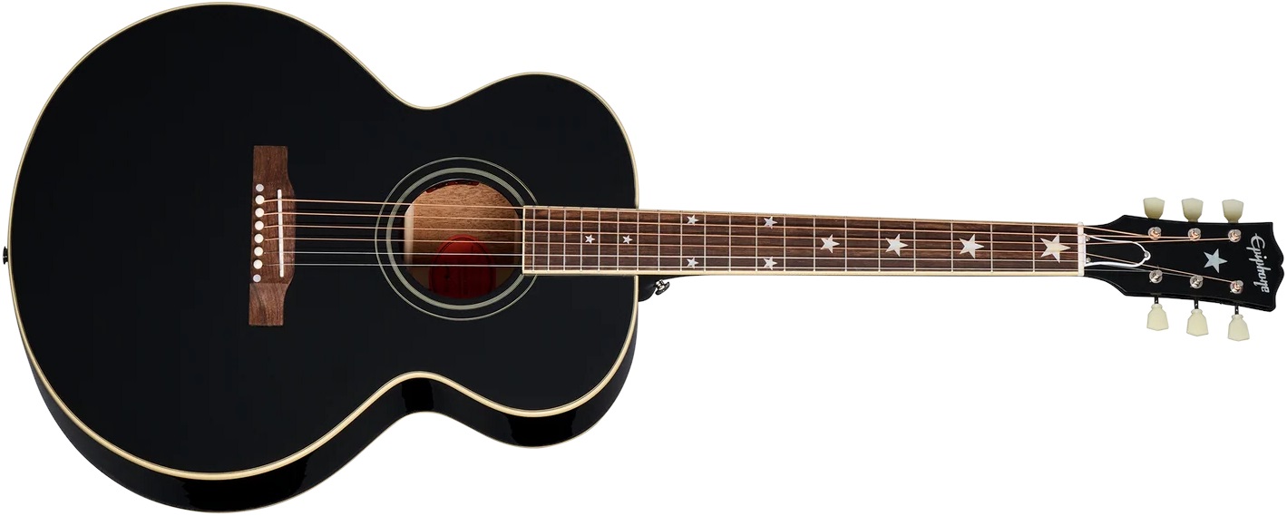 Epiphone J-180 LS Ebony