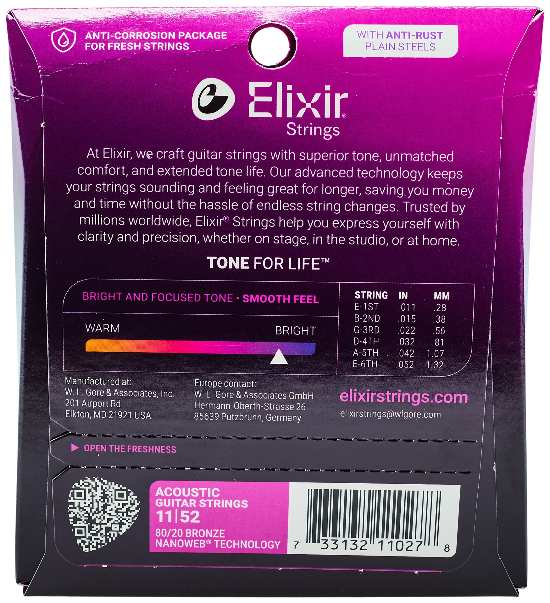 Elixir Nanoweb 80/20 Bronze Custom Light
