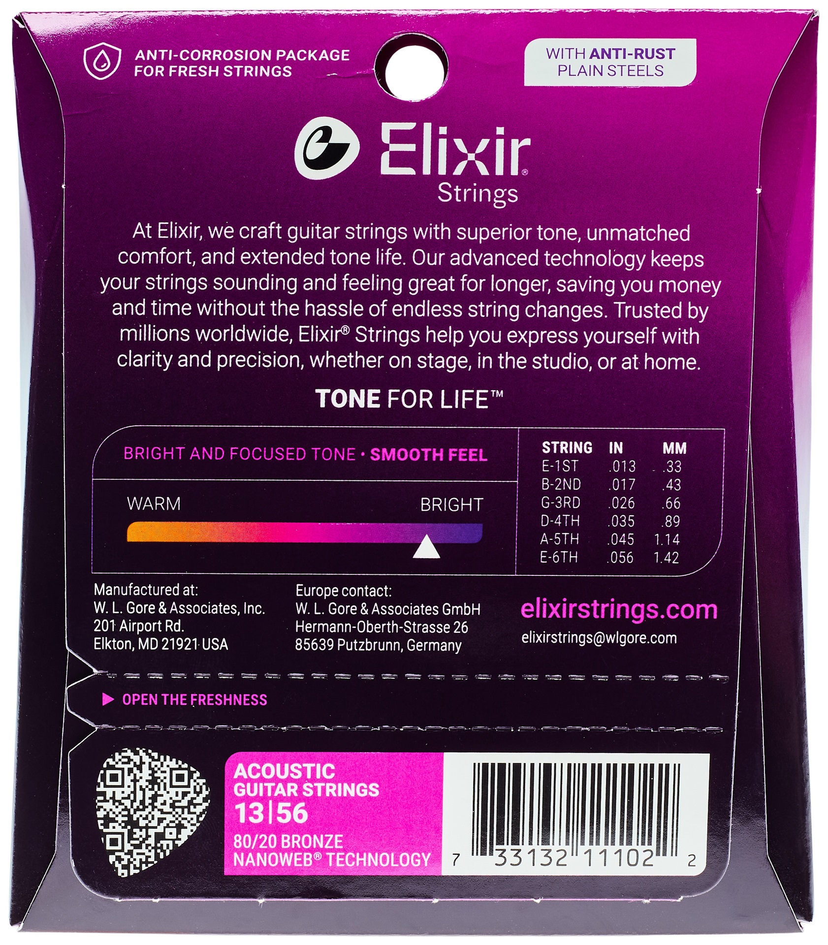 Elixir Nanoweb 80/20 Bronze Medium
