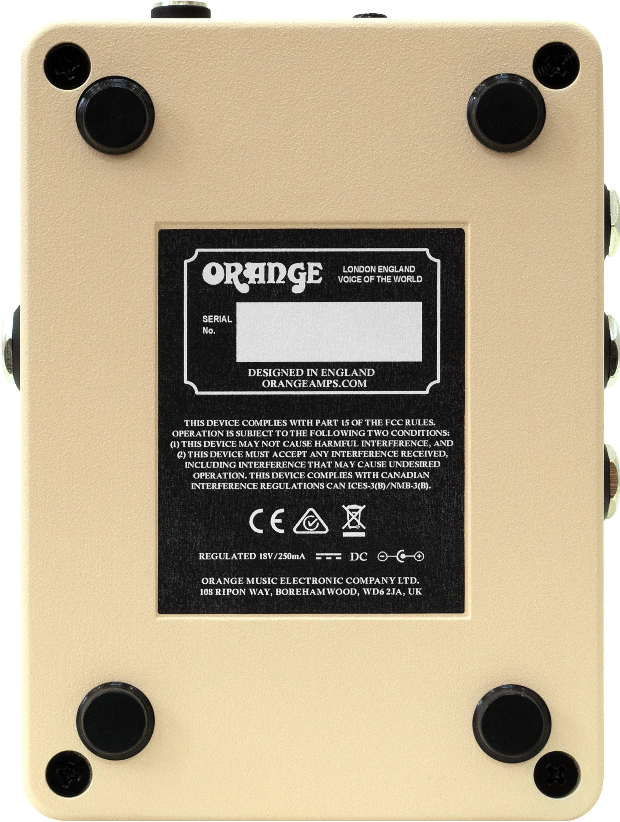 Orange Acoustic Pedal
