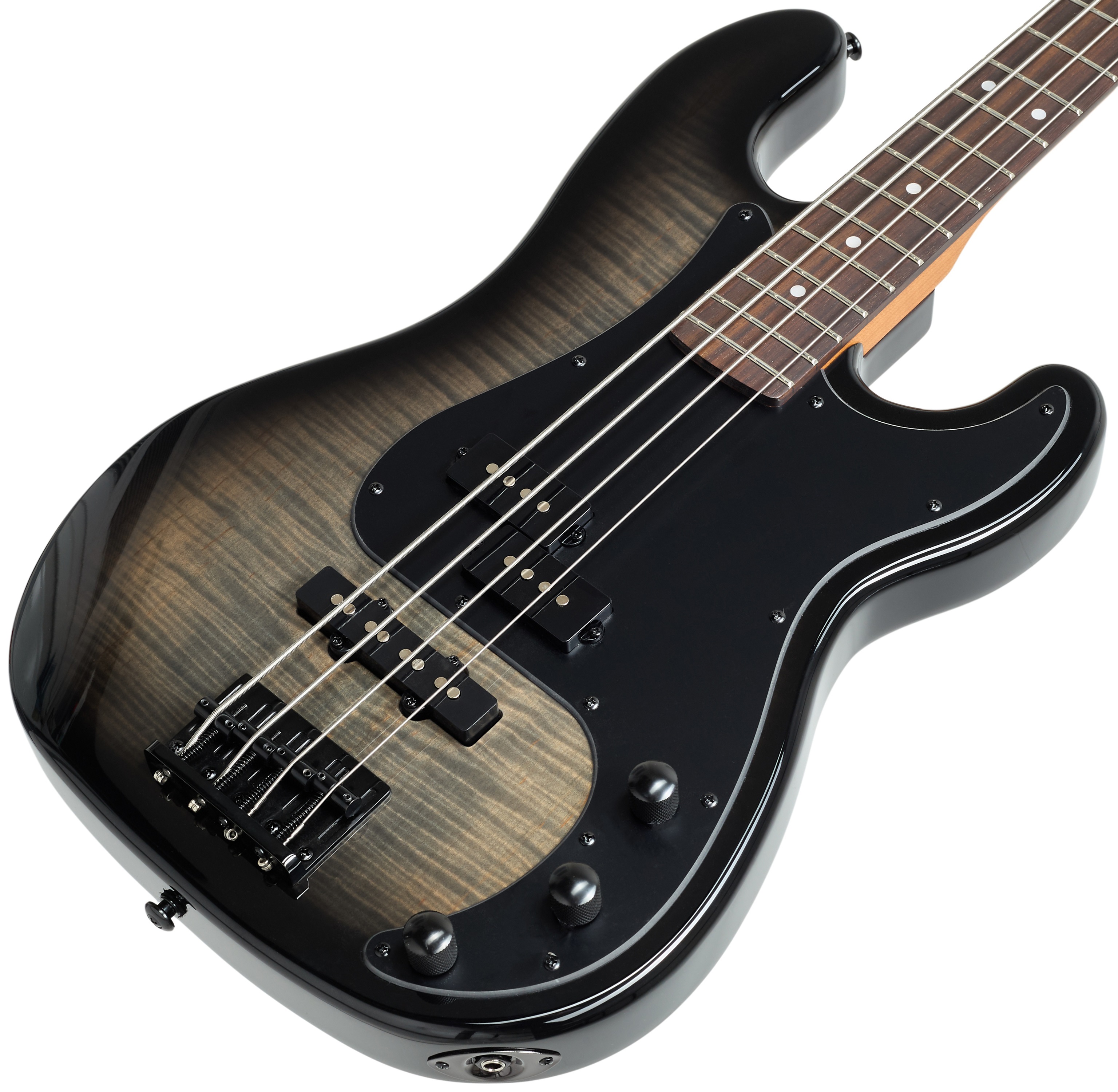 ESP LTD Surveyor-204DX Black Burst