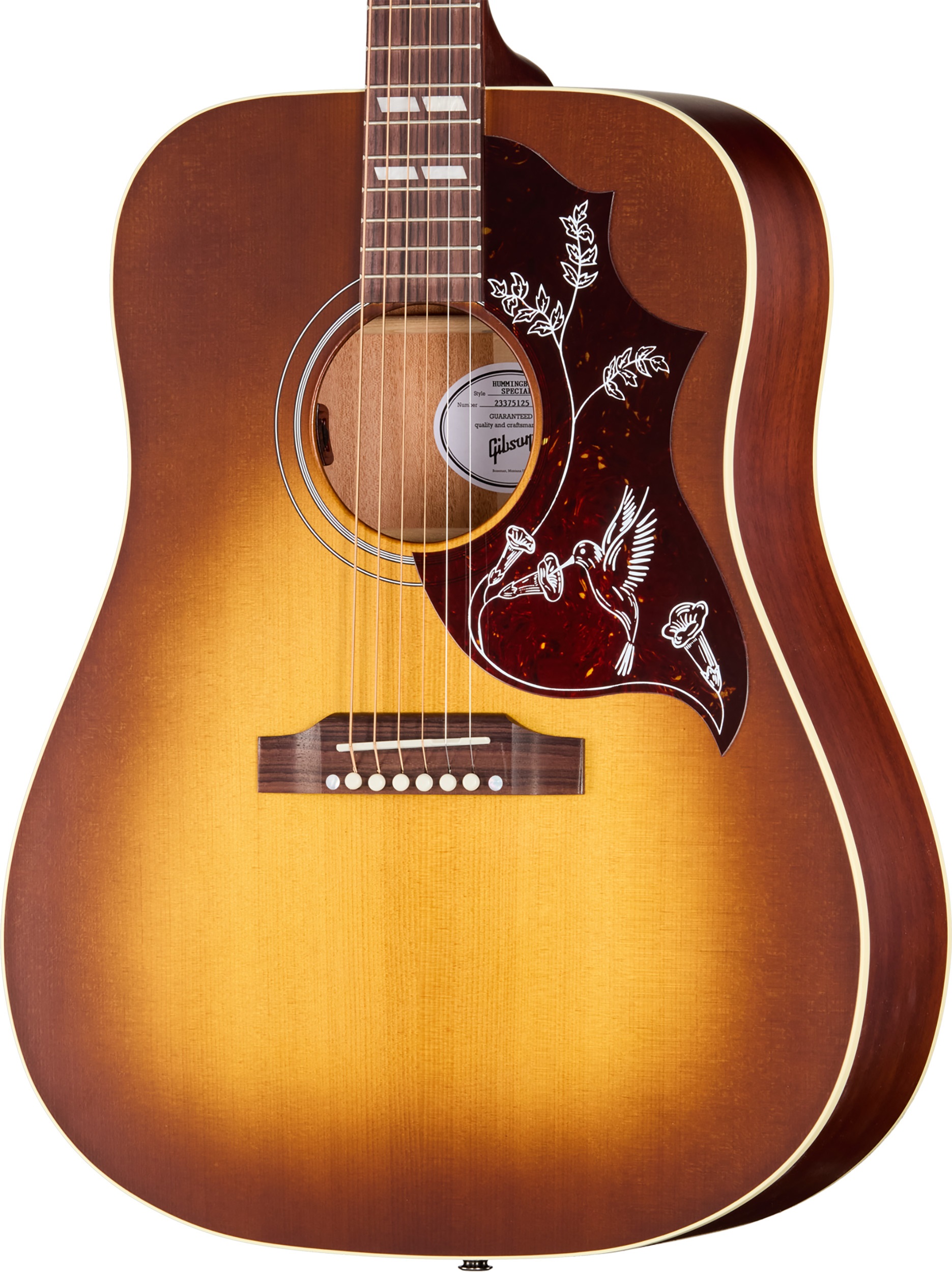 Gibson Hummingbird Special Satin Honey Burst