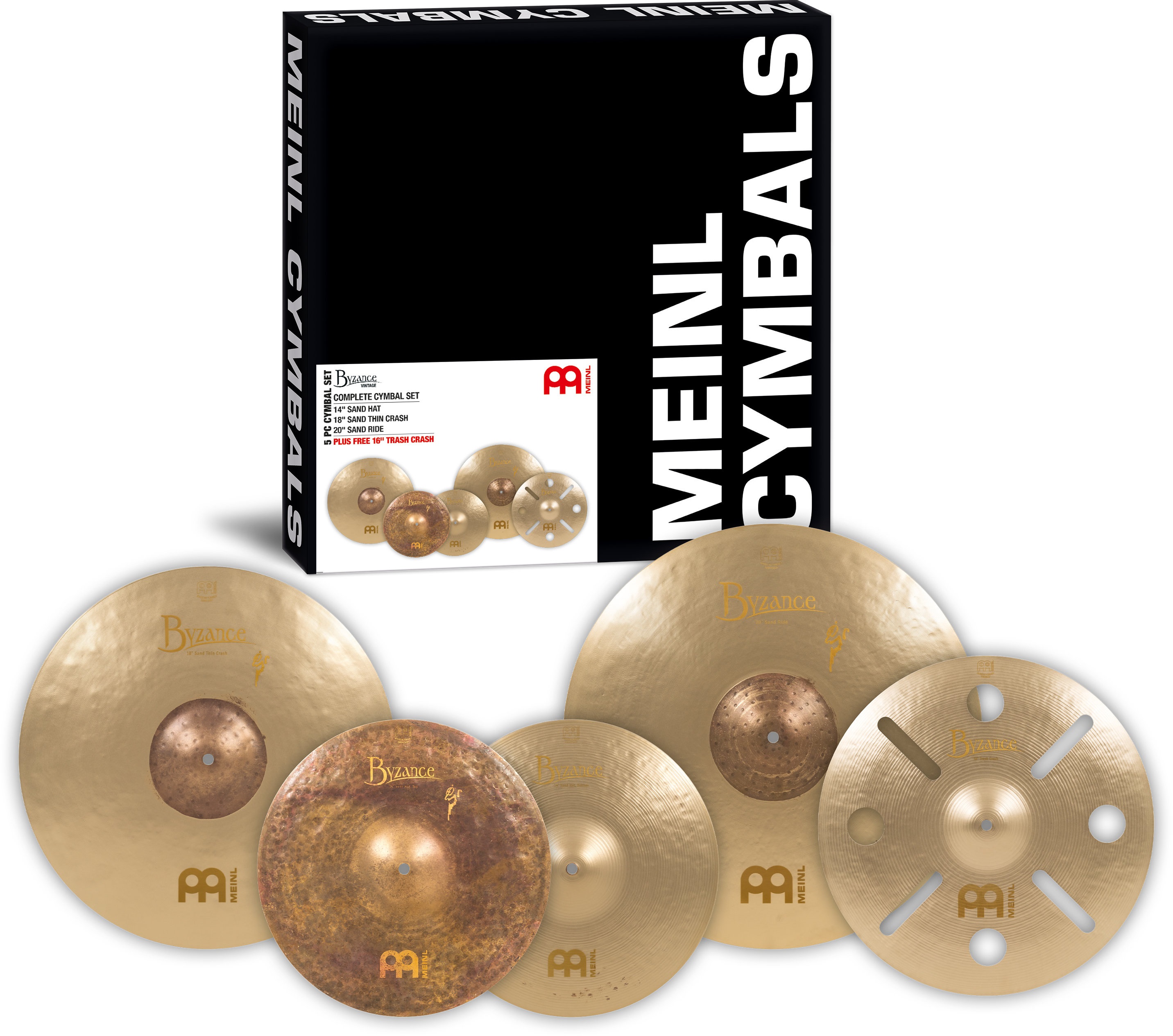 Meinl Benny Greb Sand Cymbal Box Set