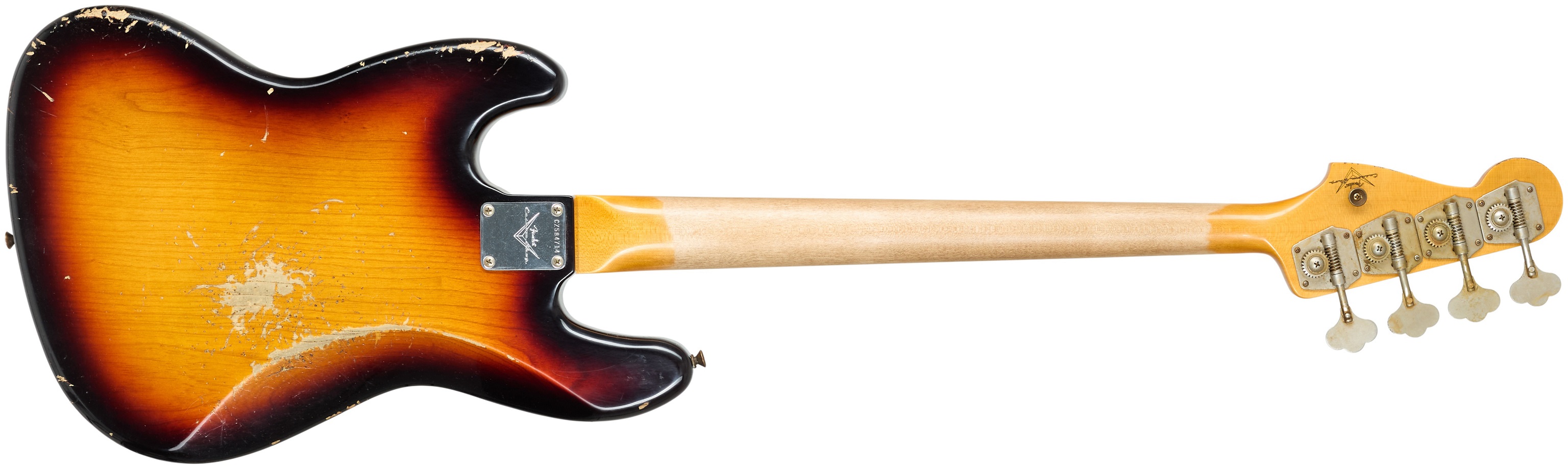 Fender Custom Shop 61 Jazz Bass Heavy Relic 3-Color Sunburst