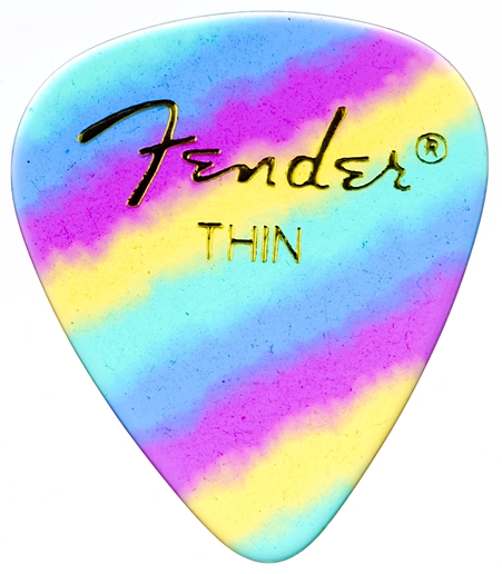 FENDER 351 Premium Thin Rainbow