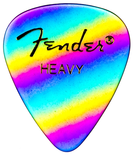 FENDER 351 Premium Heavy Rainbow
