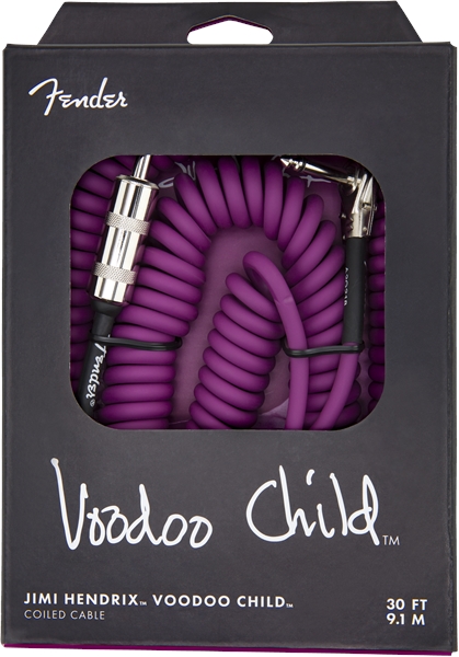 FENDER Voodoo Child Cable 30' Purple