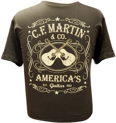 MARTIN T-Shirt Dual Guitar L