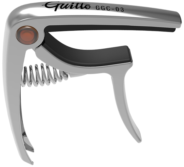 GUITTO GGC-03 Metal Capo Silver