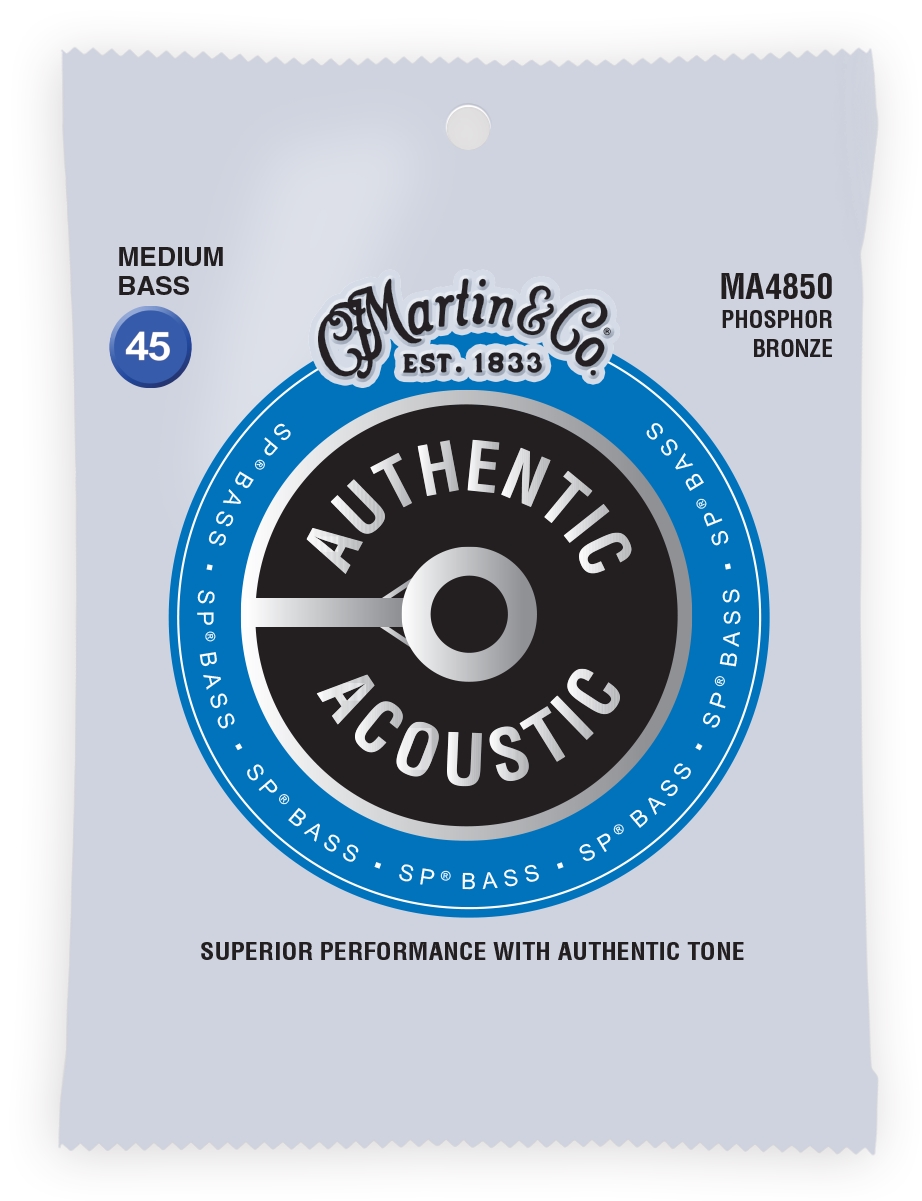 MARTIN Authentic Bass Strings Medium