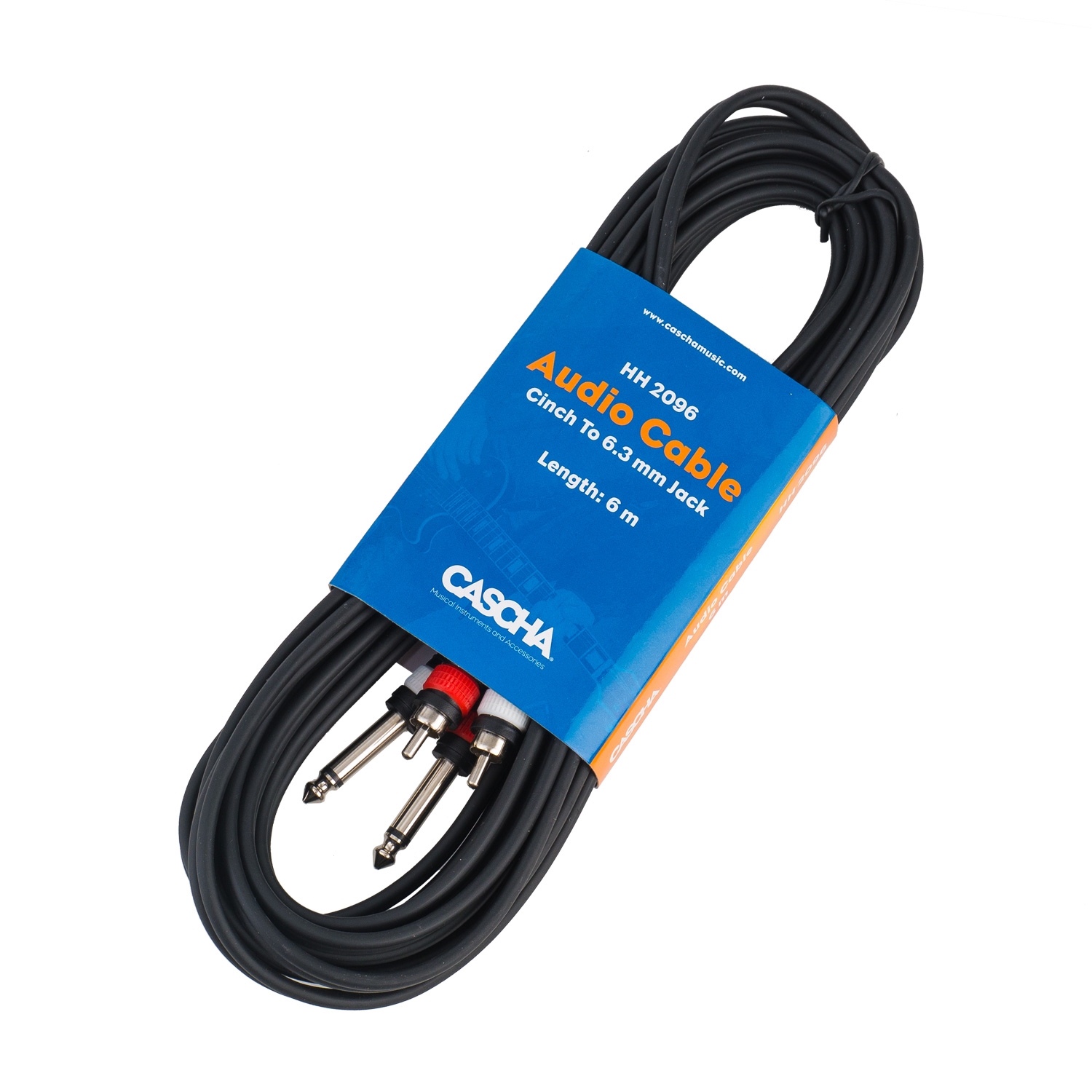 CASCHA Audio Cable Stereo 6 m 6,3 mm