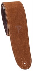 Perri's Leathers 200 Soft Suede Brown - Gitarrengurt