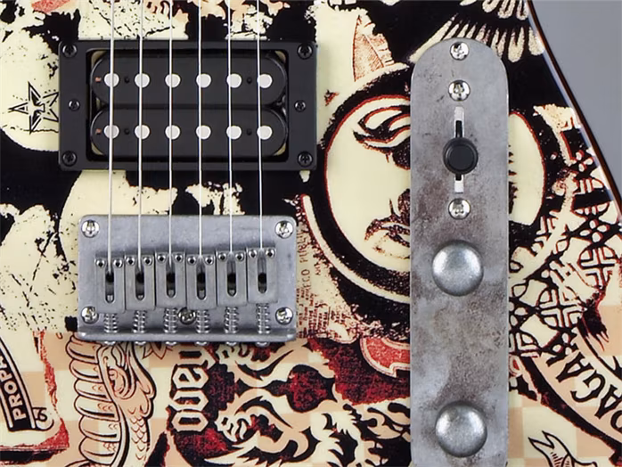 Fender Squier OBEY Graphic Telecaster® HS Collage - E-Gitarre