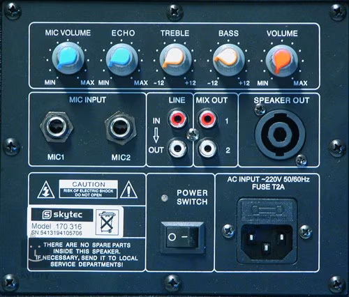Skytec  - Aktiver Lautsprecher