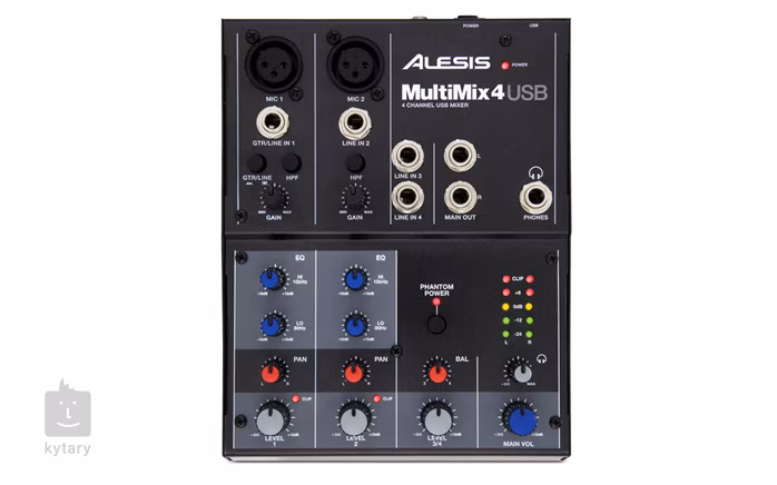 Alesis MULTIMIX 4 USB - Analoges Mischpult