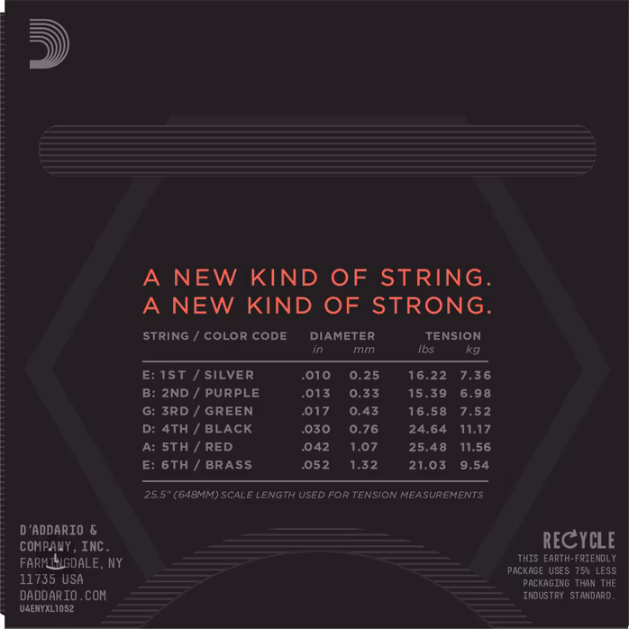 D'Addario NYXL1052 - Saiten für E-Gitarre