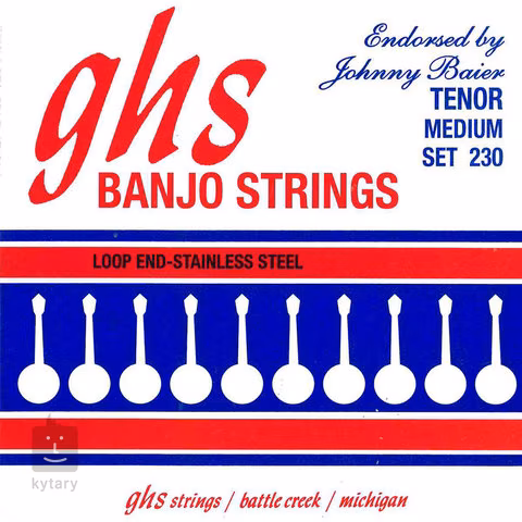 Ghs 230 Johny Baier - Saiten für Tenor-Banjo