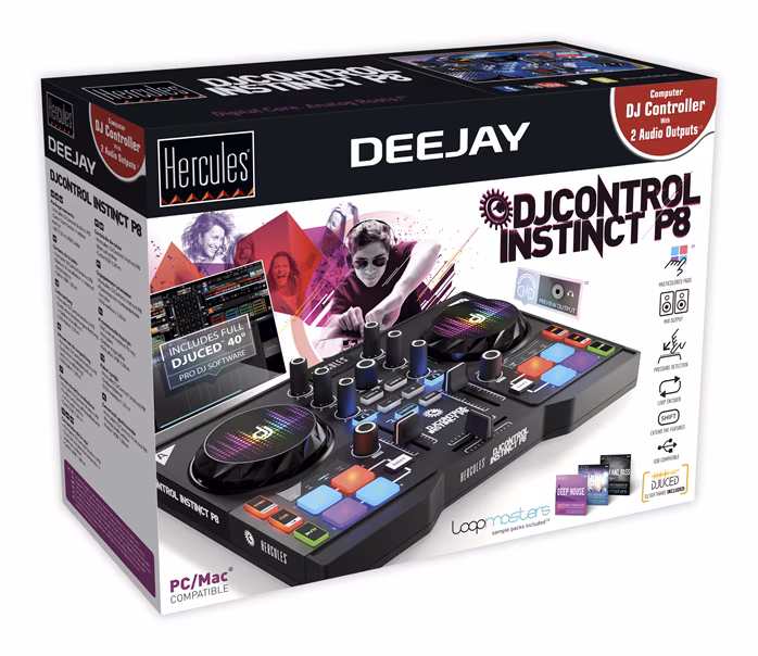 Hercules DJ Control Instinct P8 - DJ Controller
