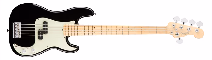 Fender American Professional Precision Bass V MN BK - E-Bass