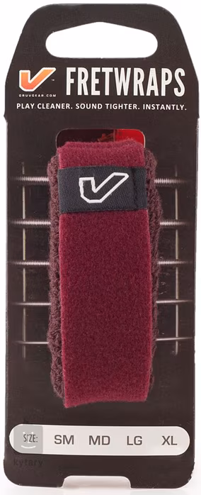 Gruvgear FretWraps Burgundy Extra Large - Saitendämpfer
