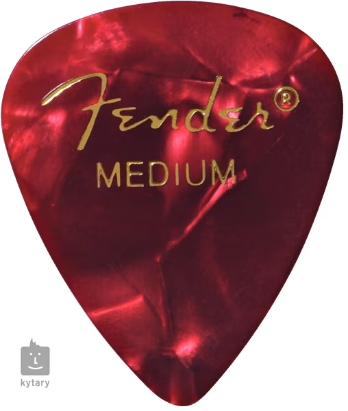 Fender Medium Red Moto - Plektren