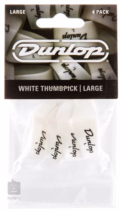 Dunlop Thumbpicks White L - Daumenplektren