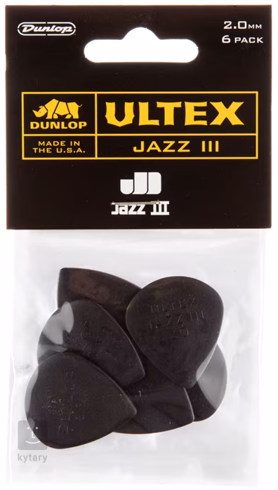 Dunlop Ultex Jazz III 2.0 - Plektren
