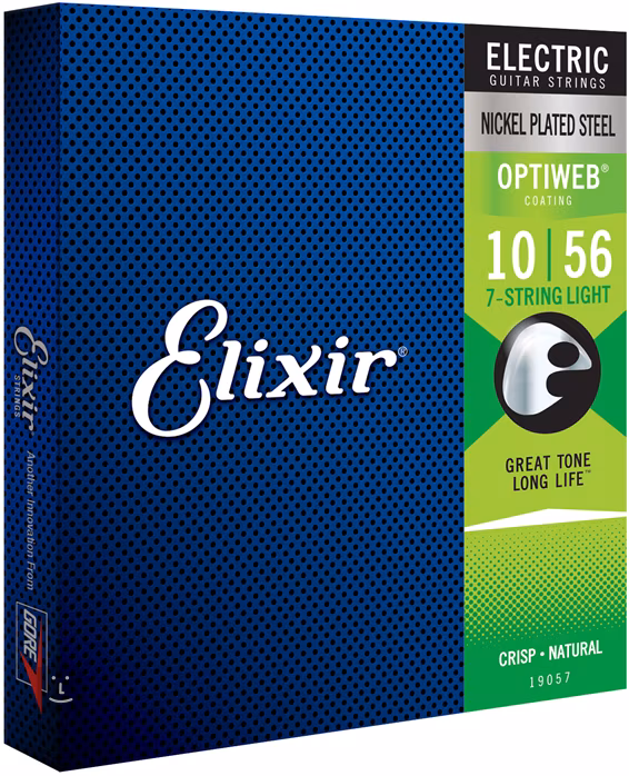 Elixir Optiweb 7-String Light - Saiten für siebensaitige E-Gitarre