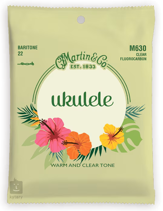 Martin Clear Fluorocarbon Baritone - Saiten für Bariton-Ukulele