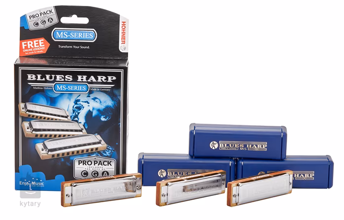 Hohner Blues Harp ProPack (C-, G-, A-major) - Mundharmonika-Set