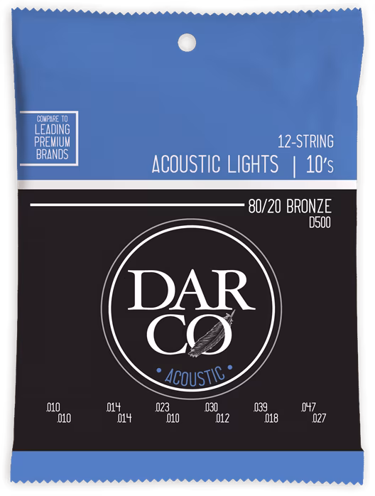 Darco 80/20 Bronze 12-String Light - Saiten für zwölfsaitige Gitarre