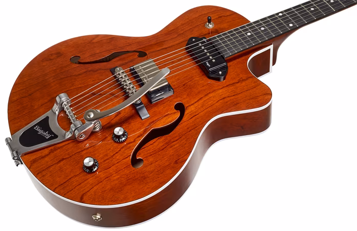 Godin 5th Avenue Uptown Custom Havana Brown - Semiakustische Gitarre