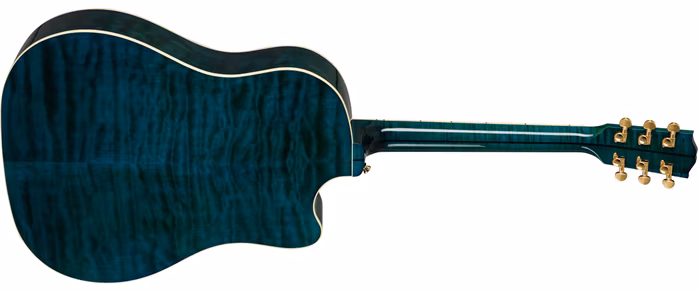 Gibson J-45 Chroma Teal Burst (gebraucht) - Elektroakustische Gitarre