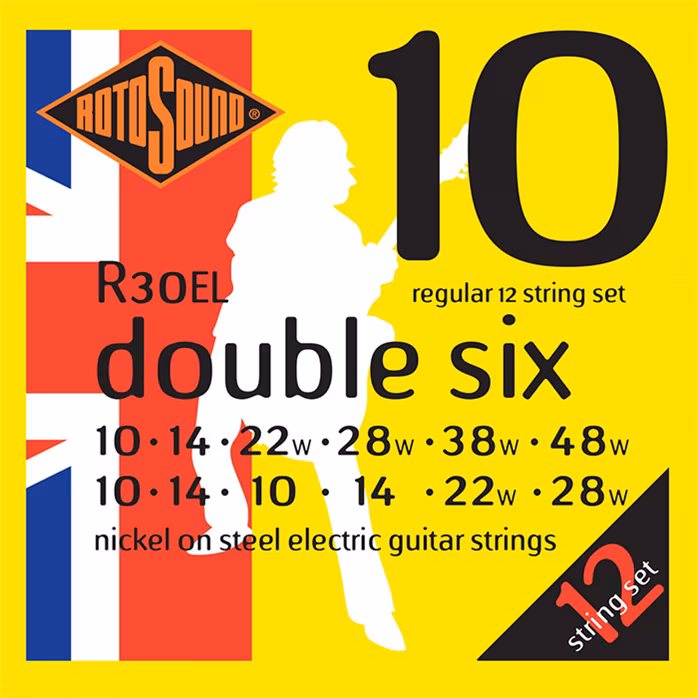Rotosound R30EL Rotos - Saiten für zwölfsaitige E-Gitarre