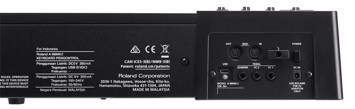 Roland A-88 MKII (ausgepackt) - USB/MIDI Keyboard