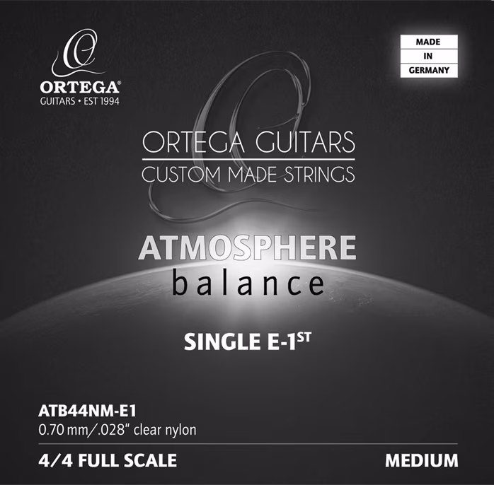 Ortega ATB44NM-E1 - Nylon-Saite für klassische Gitarre