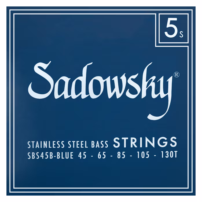 Sadowsky Blue Label Steel 45B - Saiten für fünfsaitigen Bass