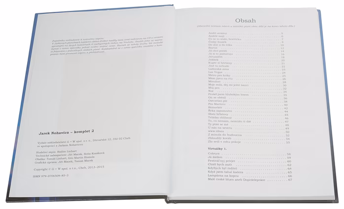 KN Jarek Nohavica - komplet 2 - Songbuch