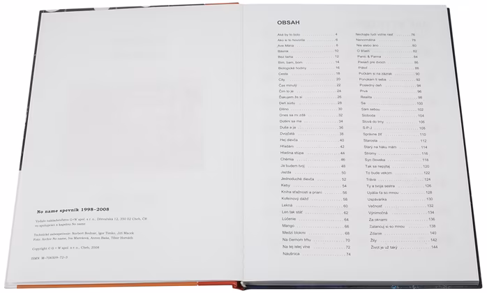 KN No Name - Spevník 1998–2008 - Songbuch