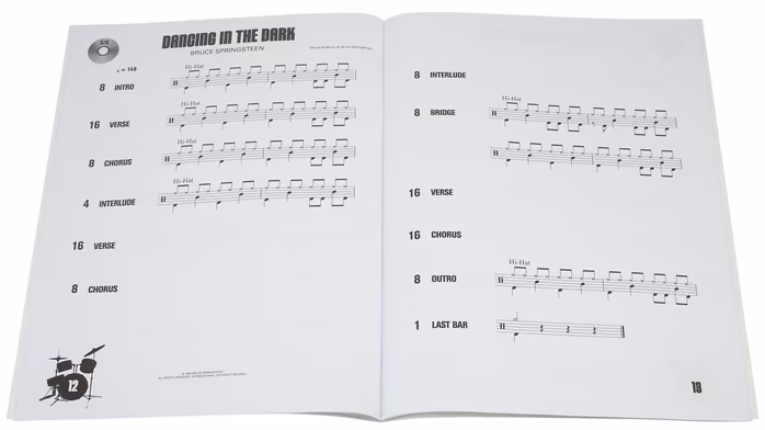 MS Drum Along: Classic Rock Continued (ausgepackt) - Schlagzeug-Noten