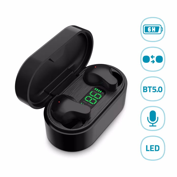 LAMAX Taps1 Black - Wireless-Headset