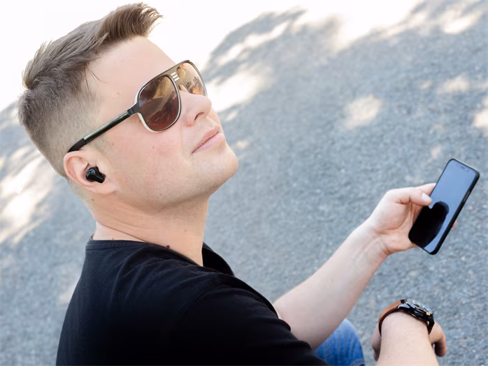 LAMAX Taps1 Black - Wireless-Headset