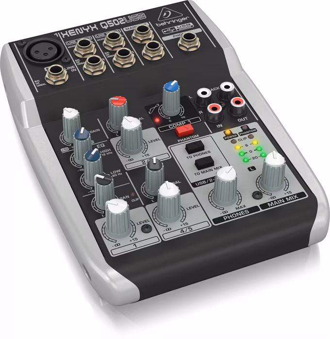 Behringer Xenyx Q502USB - Analoges Mischpult